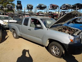 2009 TOYOTA TACOMA EXTRA CAB SILVER 2.7 AT 2WD Z19704
